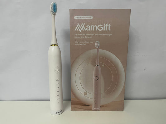 【MamGift Smart Pressure-Sensing Electric Toothbrush】—— Gentle Care & Teeth Whitening for Oral Health