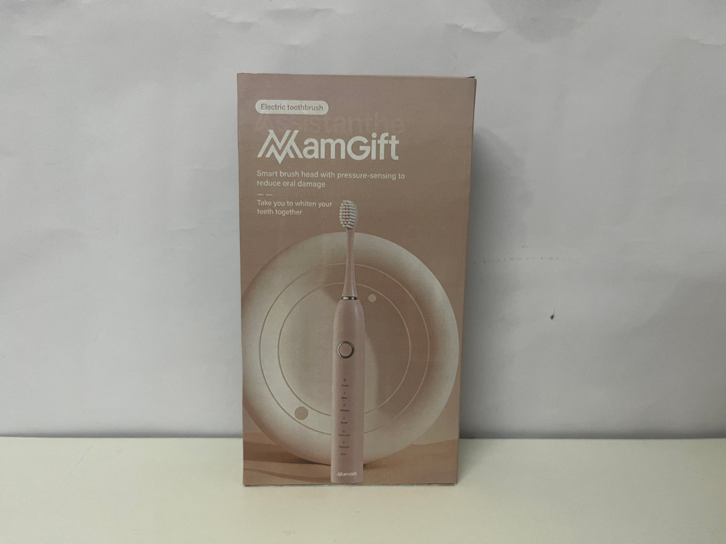【MamGift Smart Pressure-Sensing Electric Toothbrush】—— Gentle Care & Teeth Whitening for Oral Health