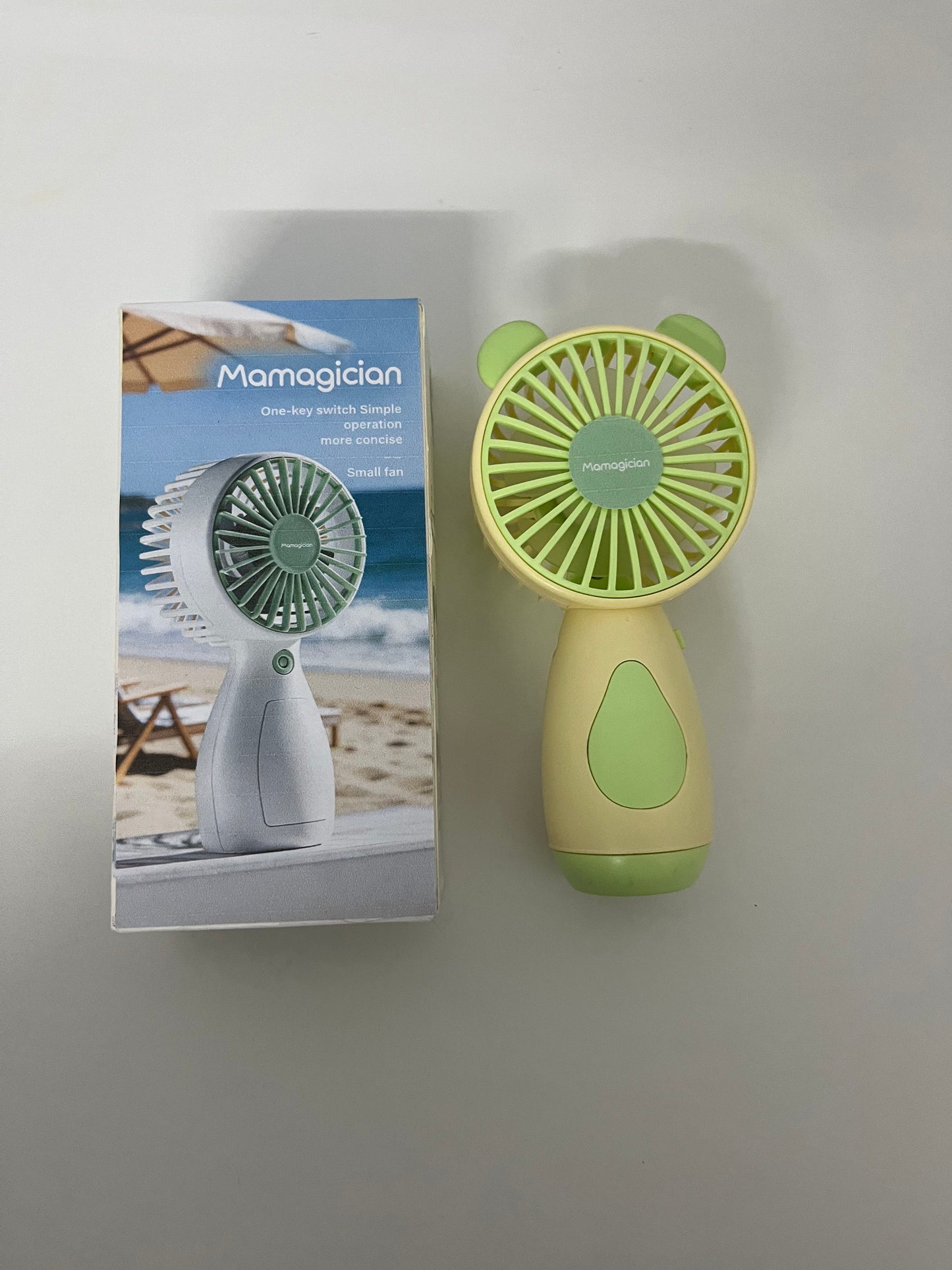 [Mamagician Electric fans]-Bear Handheld Fan - 3-Speed Portable USB Rechargeable Fan