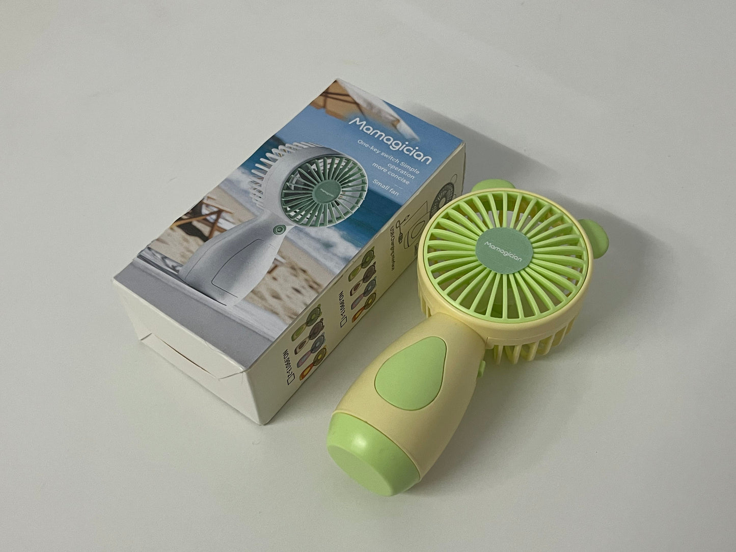 [Mamagician Electric fans]-Bear Handheld Fan - 3-Speed Portable USB Rechargeable Fan