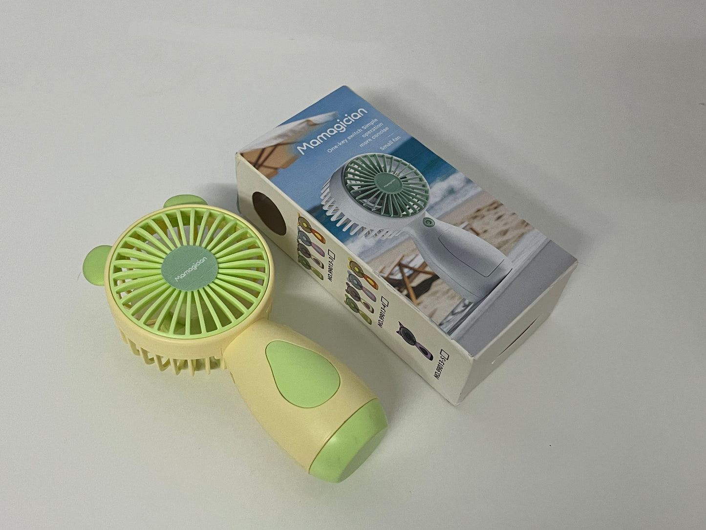 [Mamagician Electric fans]-Bear Handheld Fan - 3-Speed Portable USB Rechargeable Fan