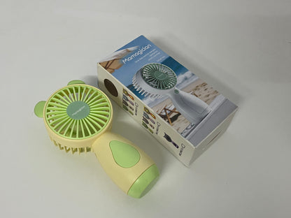 [Mamagician Electric fans]-Bear Handheld Fan - 3-Speed Portable USB Rechargeable Fan