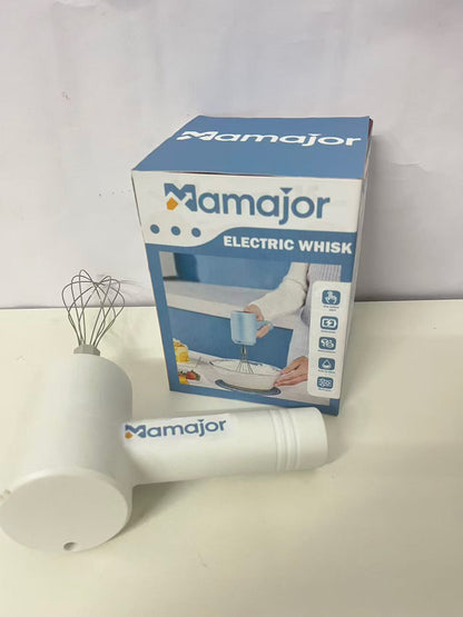 【Mamajor Cordless Electric Whisk】—— Effortless Mixing & Whipping for Home Bakers