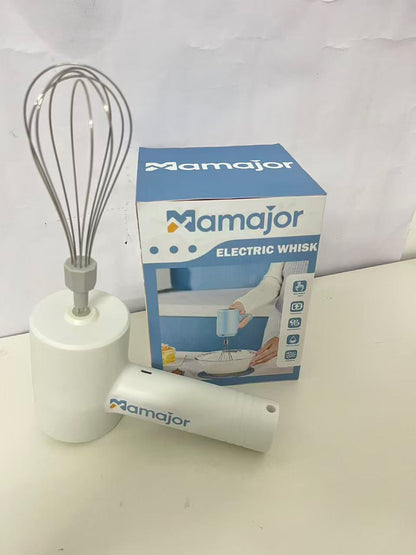 【Mamajor Cordless Electric Whisk】—— Effortless Mixing & Whipping for Home Bakers