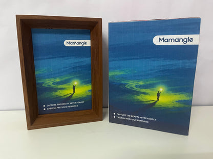 【Mamangle Picture frames】——Mamangle Faux Wood Grain Picture Frame - Nordic-Inspired Decor for Cherished Memories