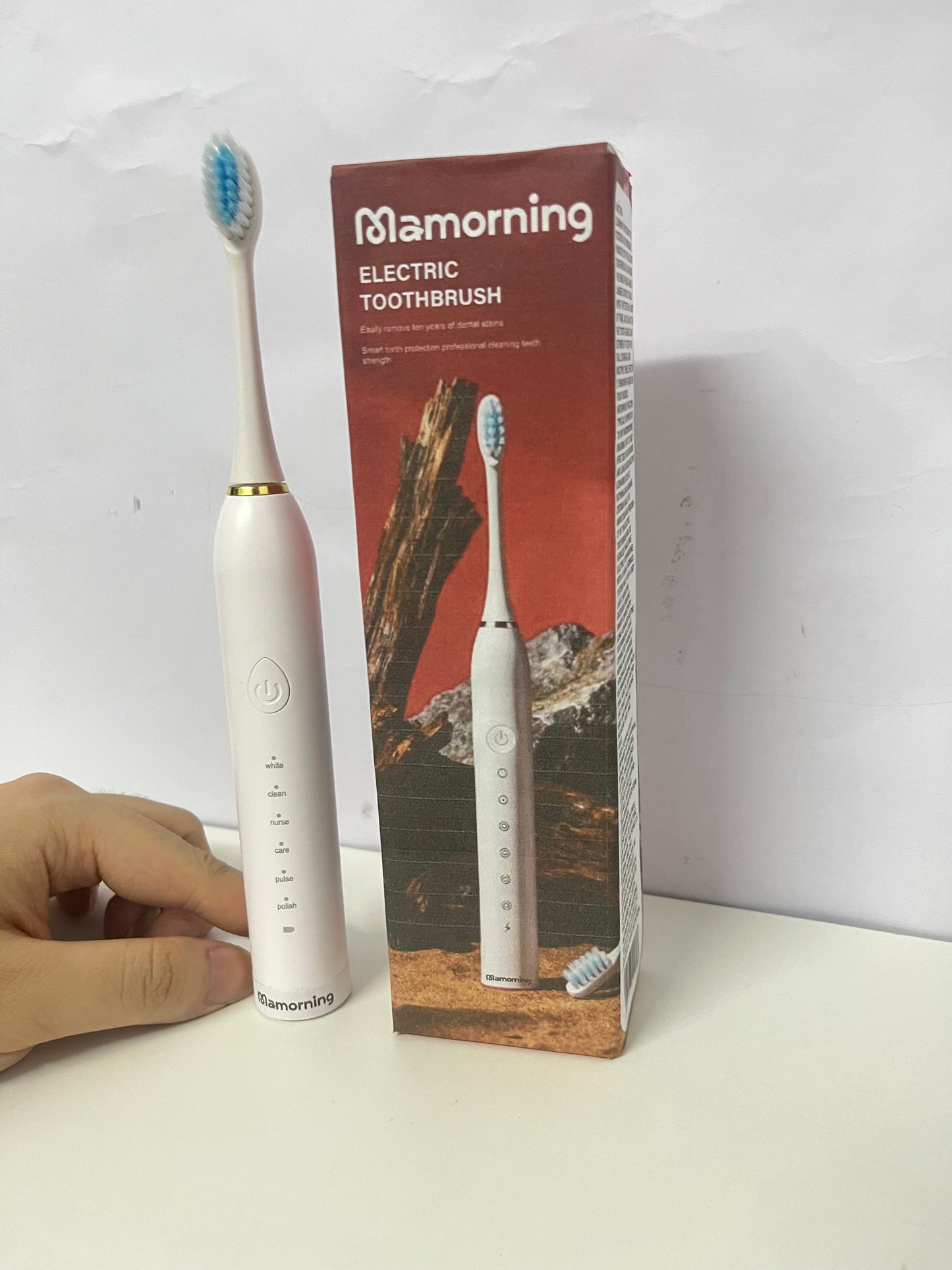 [Mamorning Electrical toothbrushes]-Smart Electric Toothbrush - 6-Mode Sonic Cleaning for Total Oral Care