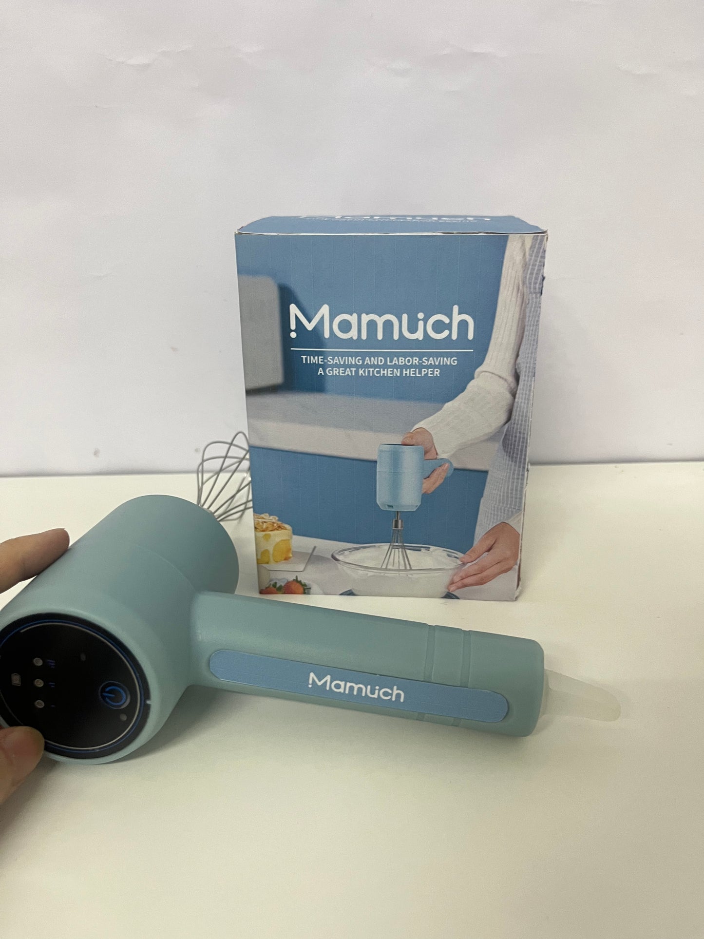[Mamuch Electric egg beaters]-Wireless Electric Egg Beater - Mini Handheld Mixer for Home Baking