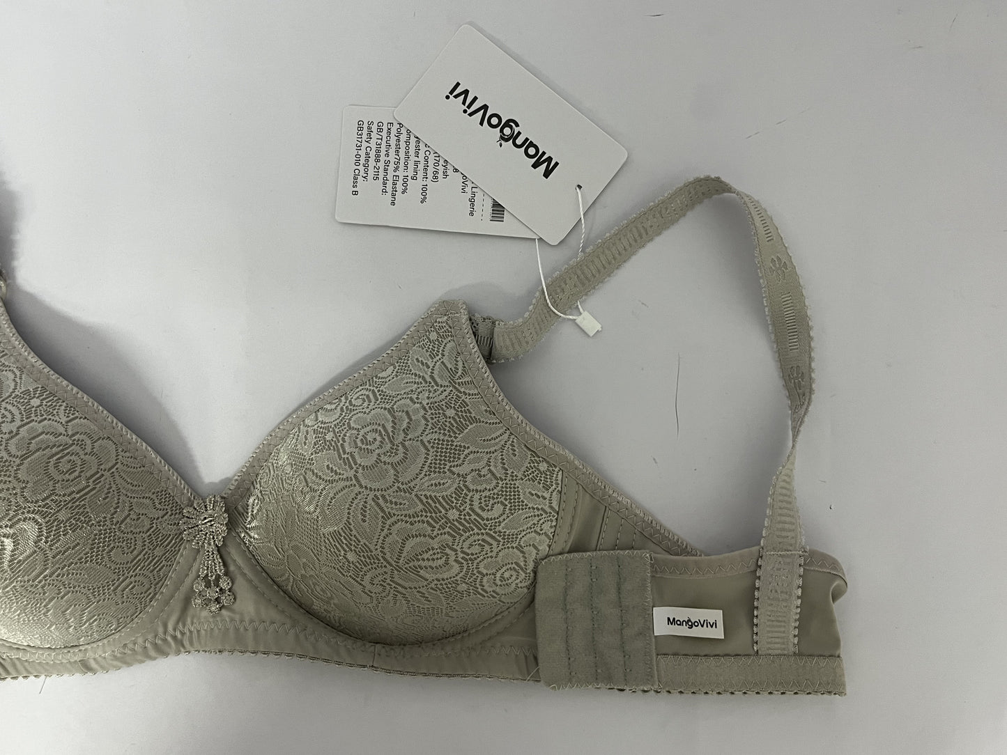 MangoVivi Womens Soft Comfortable No Underwire Bras V Neck Seamless Push Up Bralettes Full Coverage