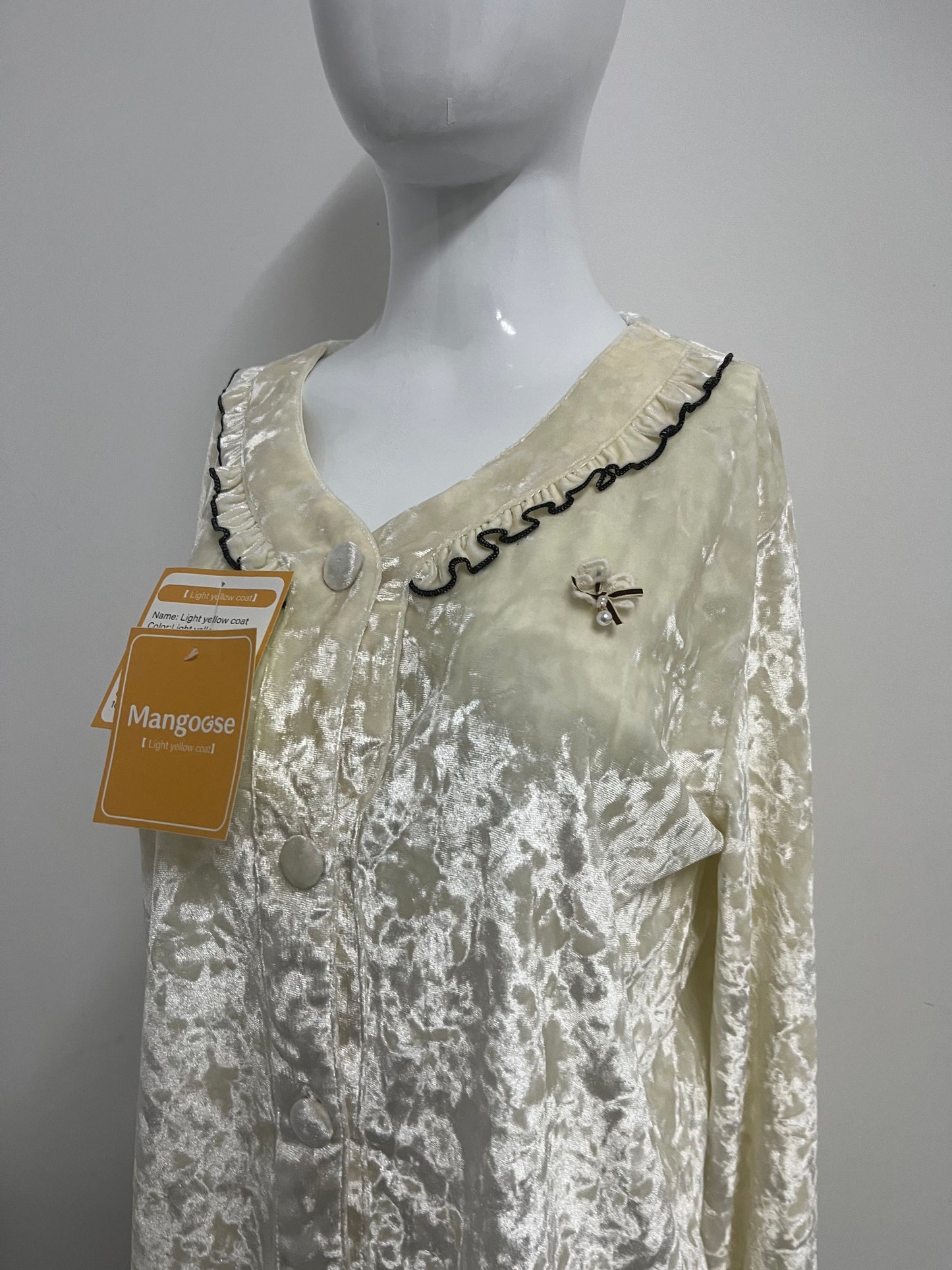 【Mangoose Crushed Velvet Sleep Top】—— Luxurious Comfort for Cozy Nights