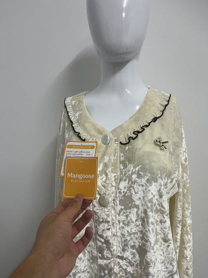 【Mangoose Crushed Velvet Sleep Top】—— Luxurious Comfort for Cozy Nights