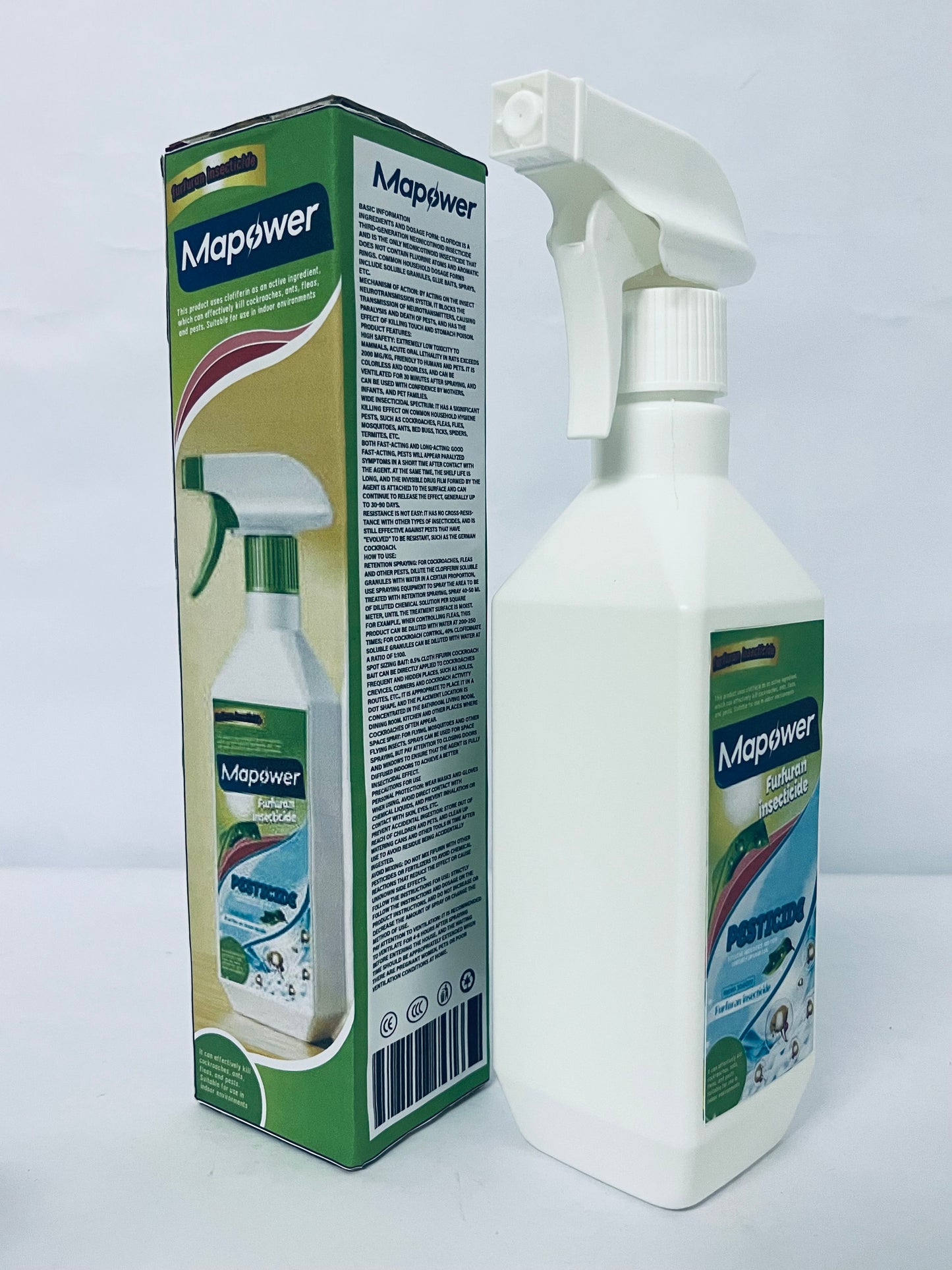 Mapower Indoor Pest Control Spray for Home and Kitchen - Ant, Roach, Spider, Fly, Flea, Bug Killer and Insect Repellent