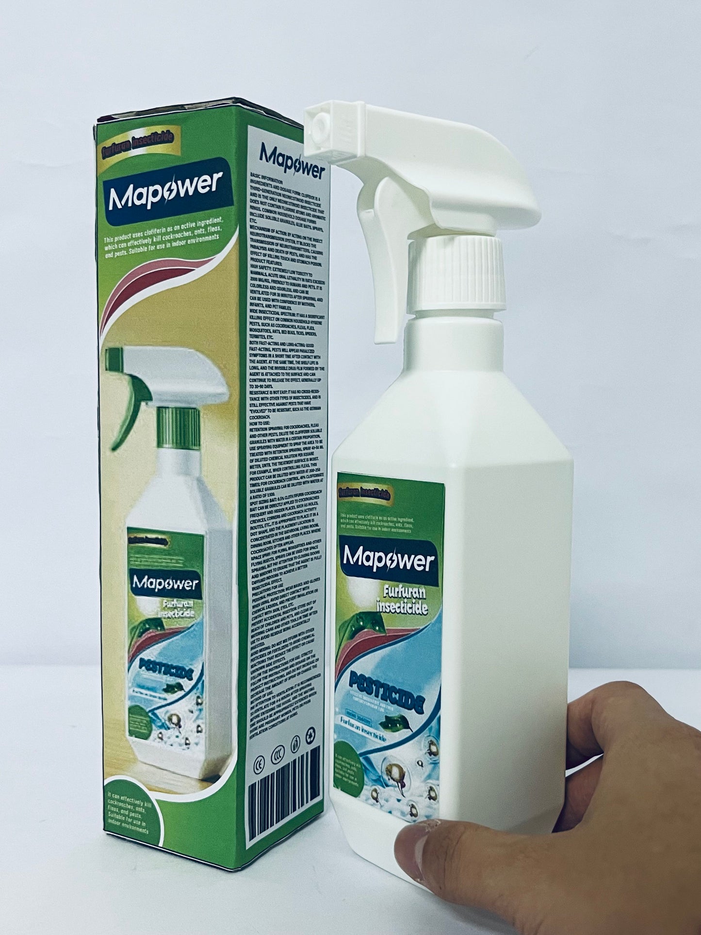 Mapower Indoor Pest Control Spray for Home and Kitchen - Ant, Roach, Spider, Fly, Flea, Bug Killer and Insect Repellent
