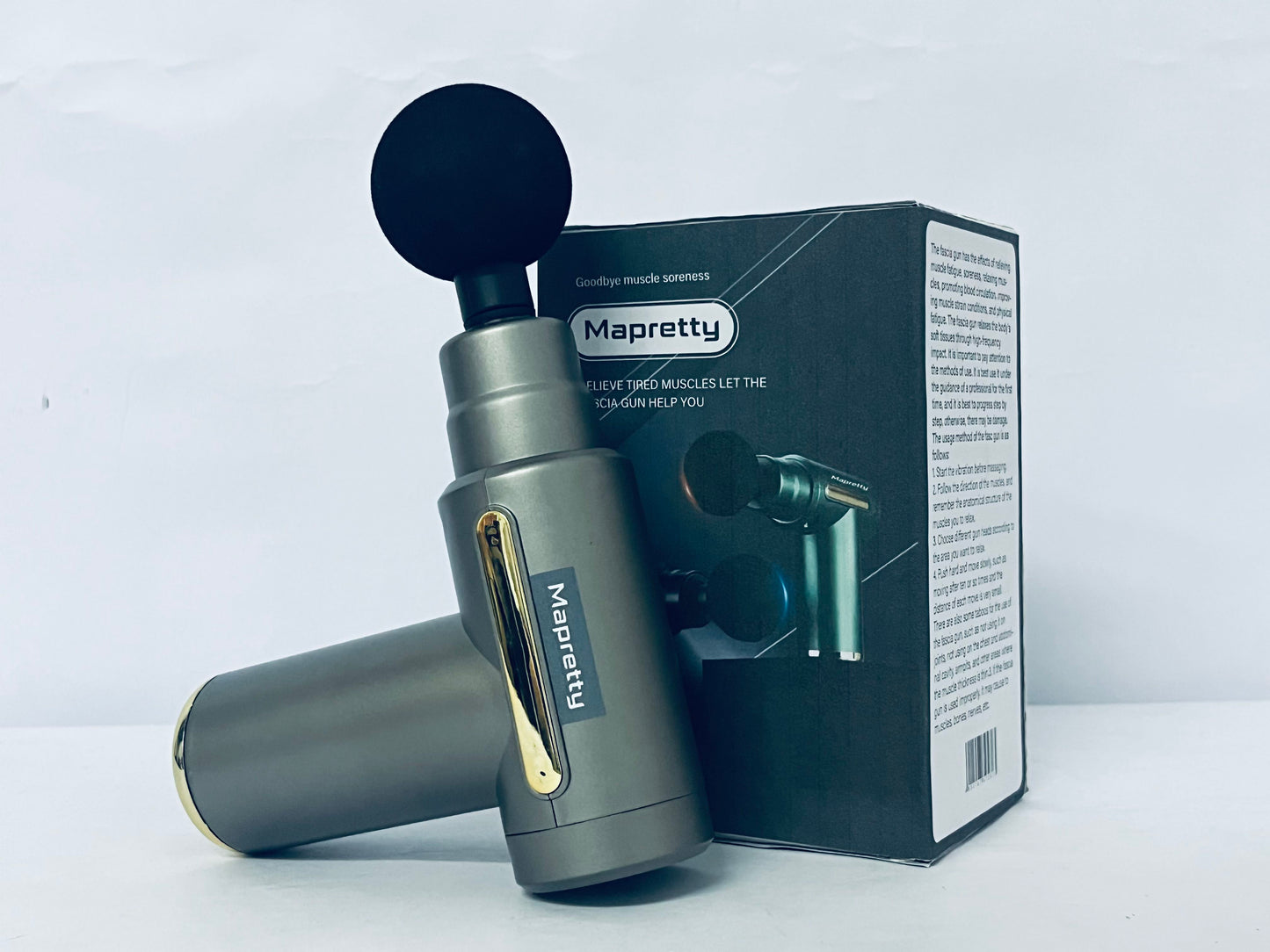 Mapretty Pro Muscle Gun - Powerful Deep Tissue Percussion Massager for Athletes & Fitness, Long-Lasting Battery for Full Body Muscle Recovery
