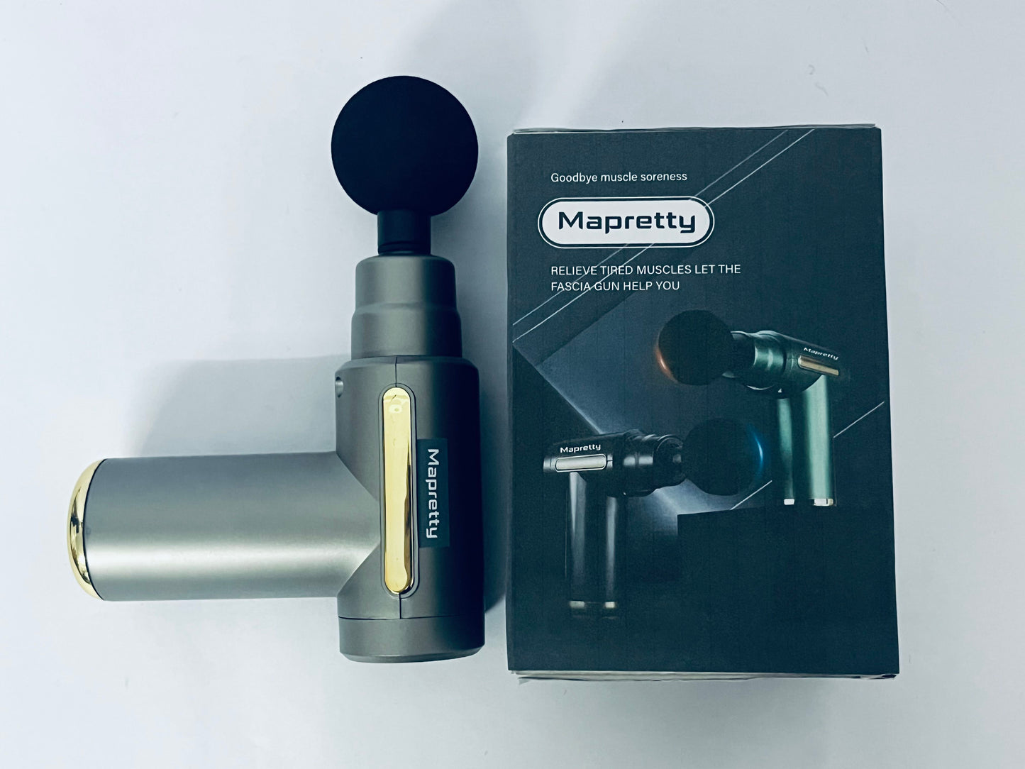 Mapretty Pro Muscle Gun - Powerful Deep Tissue Percussion Massager for Athletes & Fitness, Long-Lasting Battery for Full Body Muscle Recovery