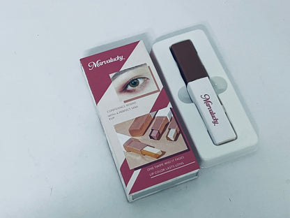 Marvalucky Eyeshadow 101 Cream-to-Powder Waterproof Shadow Stick – Champagne Shimmer – Long-Lasting, Crease-Proof, Medium Golden-Beige Shimmer Cream Eyeshadow with Built-in Smudger