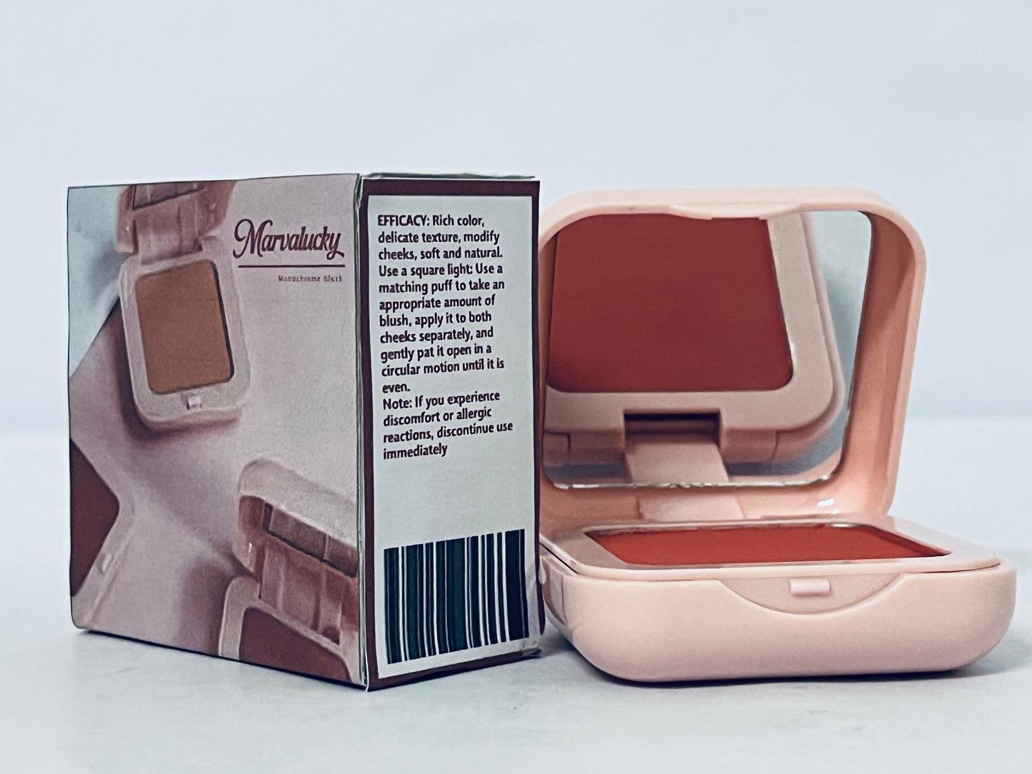 Marvalucky Blush | Long-Lasting Powder Blush With A Buildable Result