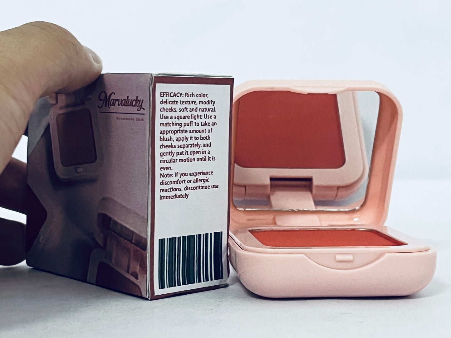 Marvalucky Blush | Long-Lasting Powder Blush With A Buildable Result