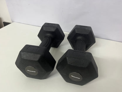 【Mascotop Body-building apparatus】——Mascotop Hexagonal Rubber-Coated Dumbbell Set - Essential Home Fitness Equipment