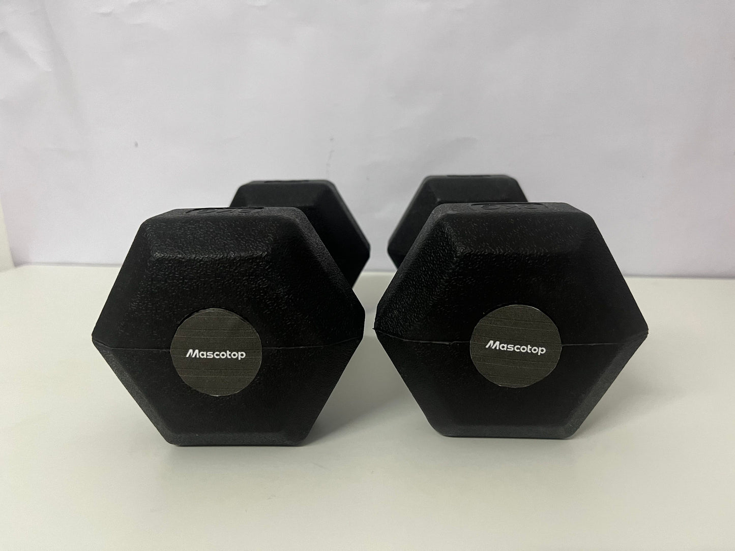 【Mascotop Body-building apparatus】——Mascotop Hexagonal Rubber-Coated Dumbbell Set - Essential Home Fitness Equipment