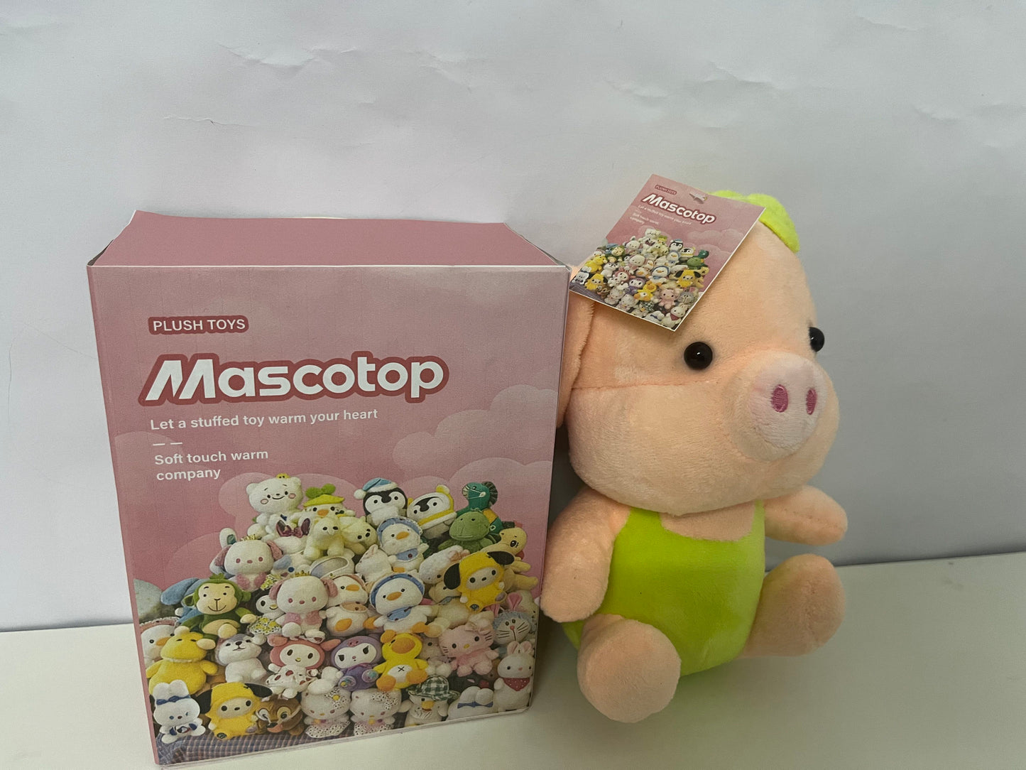 【Mascotop Plush toys】——Mascotop Cute Pig Plush Toy - Your Adorable Companion for Cozy Days