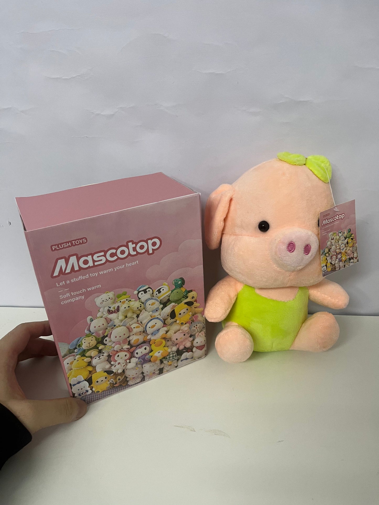 【Mascotop Plush toys】——Mascotop Cute Pig Plush Toy - Your Adorable Companion for Cozy Days