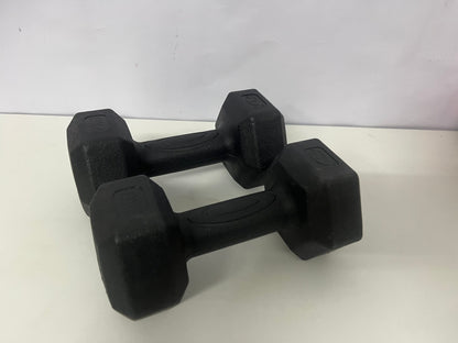 【Mascotop Body-building apparatus】——Mascotop Hexagonal Rubber-Coated Dumbbell Set - Essential Home Fitness Equipment