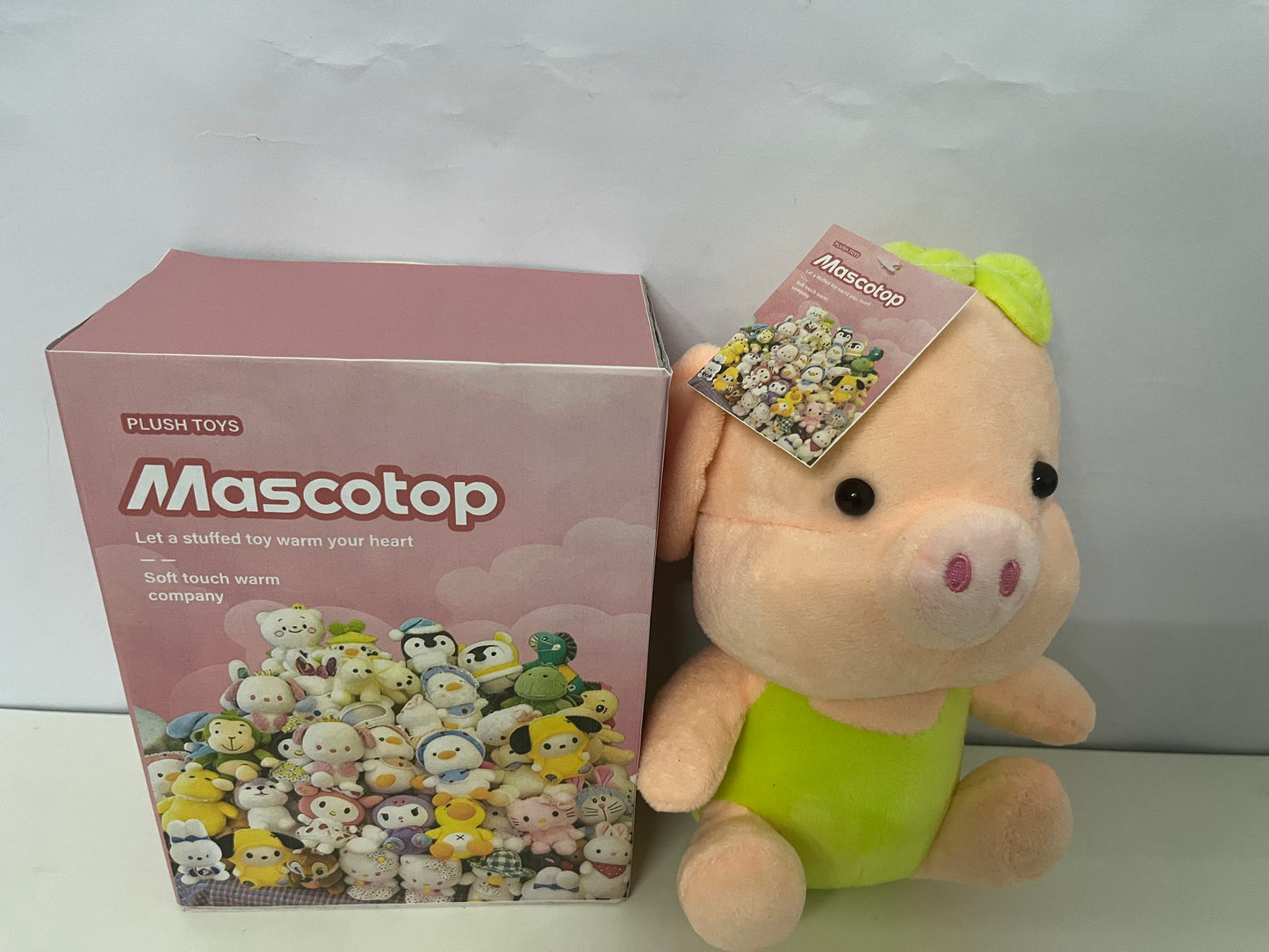 【Mascotop Plush toys】——Mascotop Cute Pig Plush Toy - Your Adorable Companion for Cozy Days