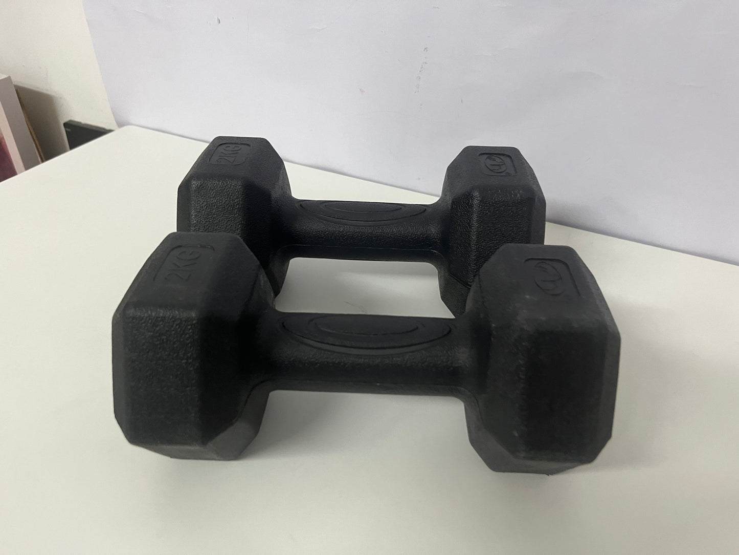 【Mascotop Body-building apparatus】——Mascotop Hexagonal Rubber-Coated Dumbbell Set - Essential Home Fitness Equipment