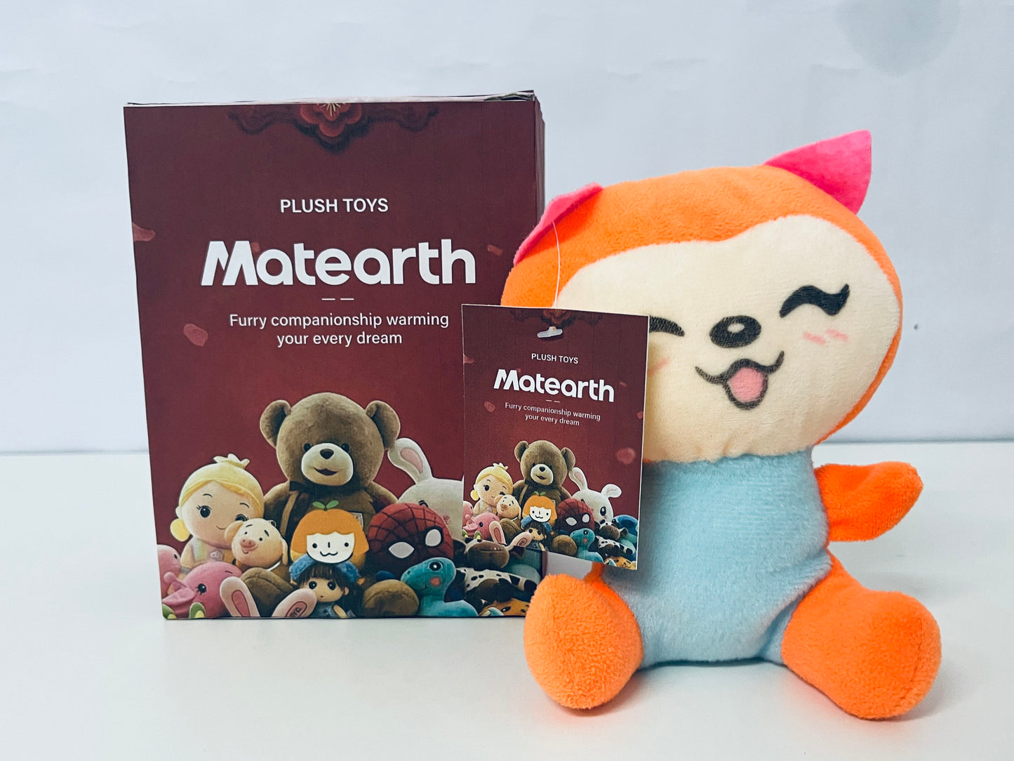 【Matearth Fox Plush Toy】—— Warm Furry Companion for Daily Joy