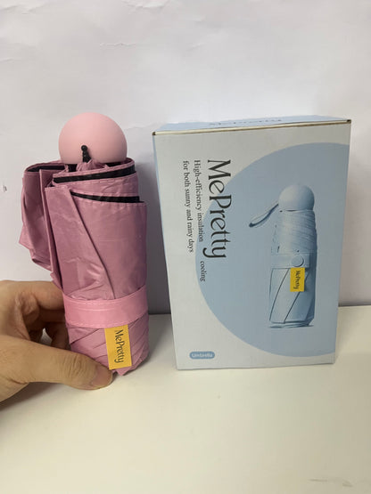 【MePretty Mini Capsule Pocket Umbrella】—— Practical Choice of Sun & Rain Protection