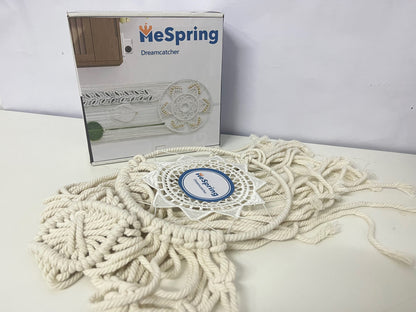 MeSpring Hand-Woven Dreamcatcher Artistic & Fresh Dream Guardian An Aesthetic Elf for Home Space