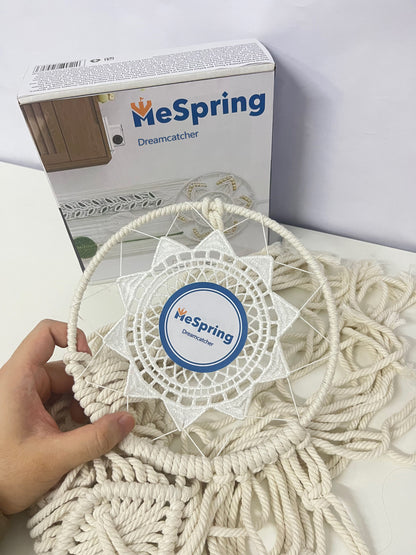 MeSpring Hand-Woven Dreamcatcher Artistic & Fresh Dream Guardian An Aesthetic Elf for Home Space