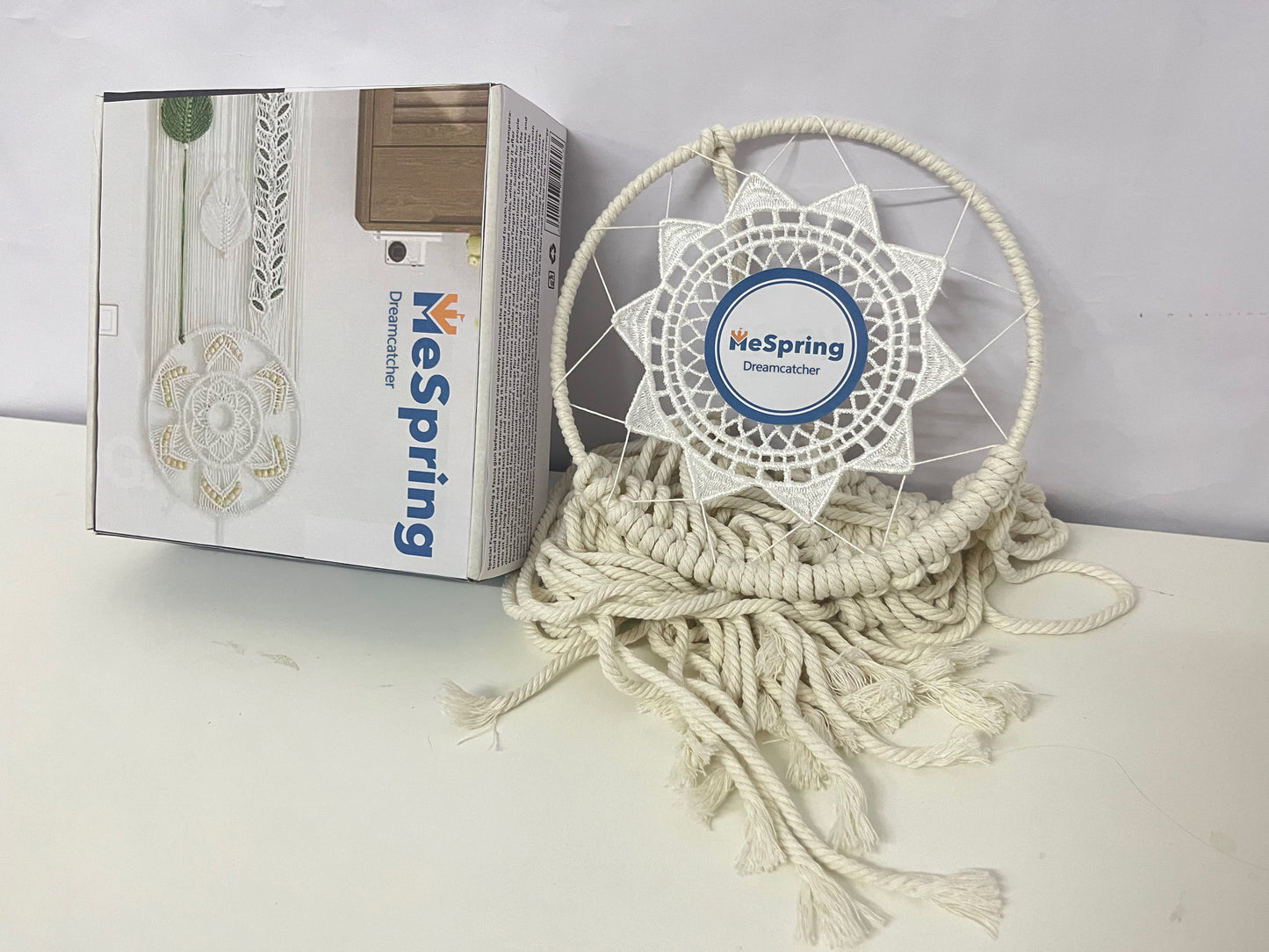 MeSpring Hand-Woven Dreamcatcher Artistic & Fresh Dream Guardian An Aesthetic Elf for Home Space