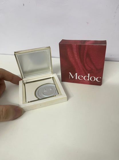 [Medoc Eye shadow]——Diamond Silver White Highlighter Eyeshadow - Single Shimmer Glitter