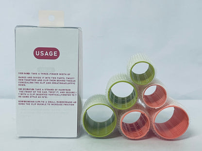 Menvy Self Hair Grip Curlers Rollers Pro Salon Hairdressing