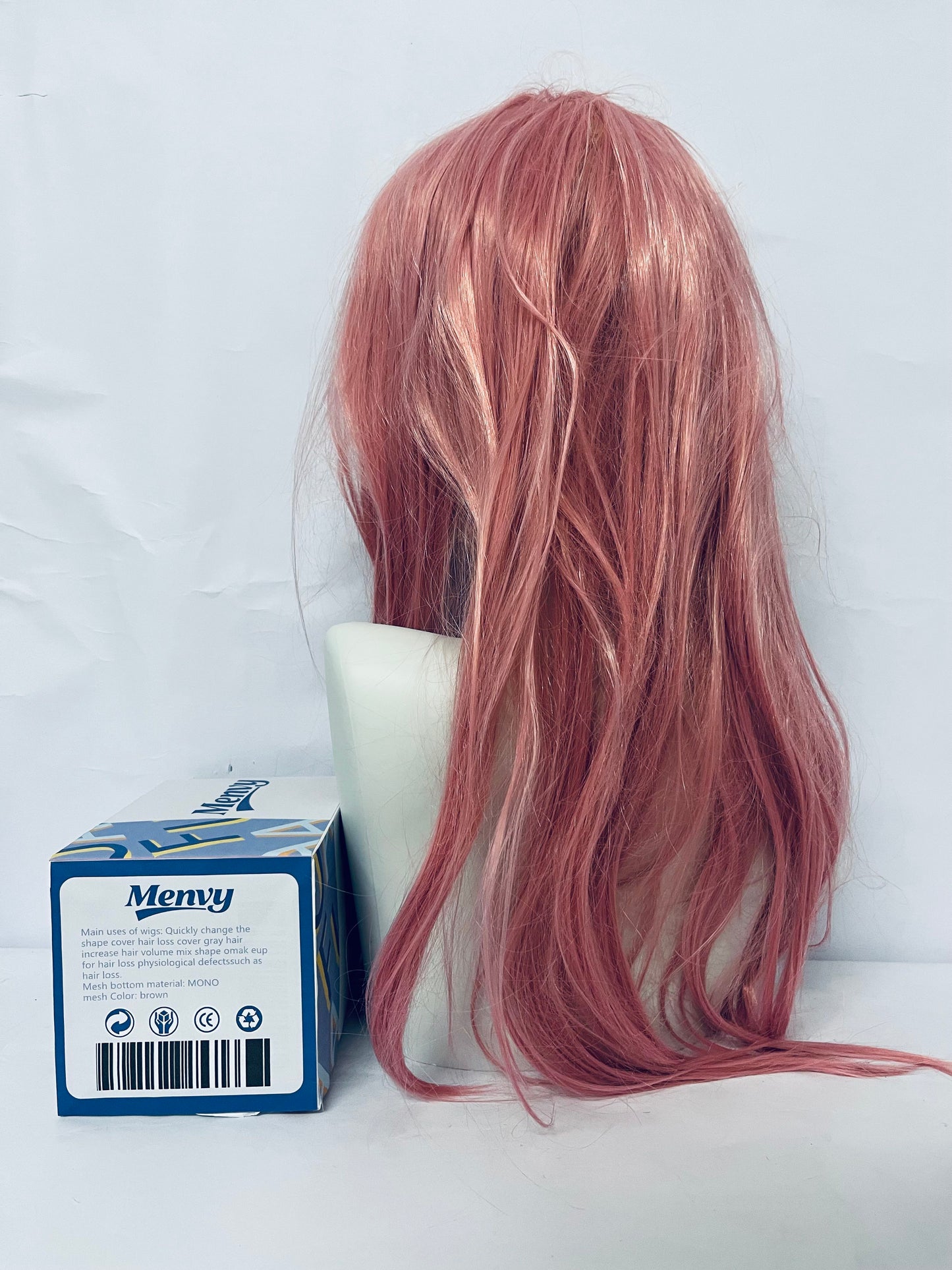 Menvy cosplay wig anime character cos wig face shape wig cute fluffy simulation wigs