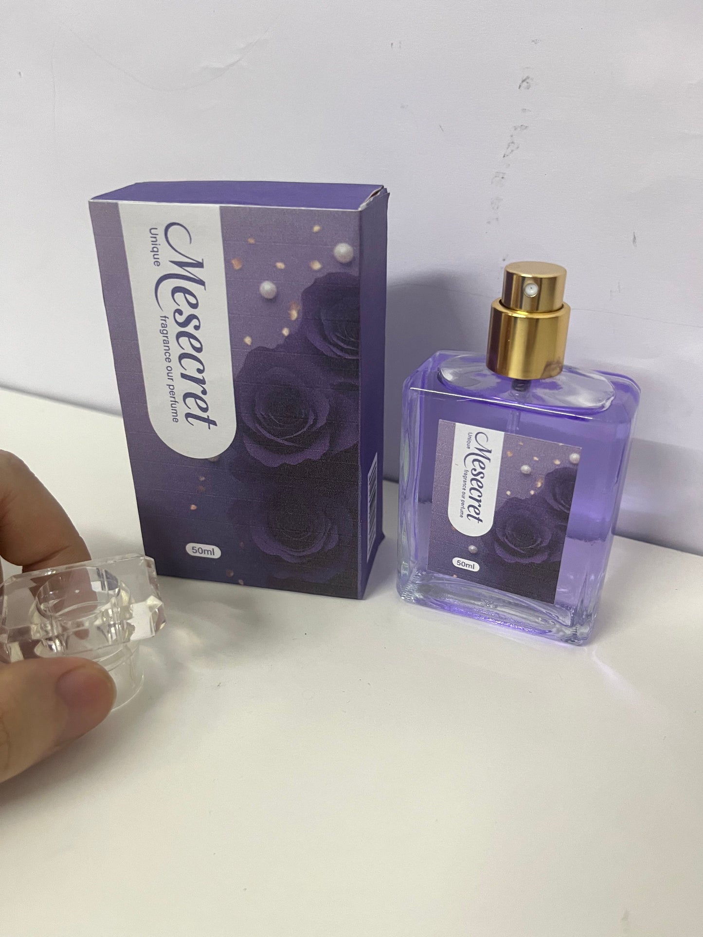 [Mesecret Perfumes]——Mesecret Dark Night Rose Eau de Parfum - Long-Lasting Woody Floral Fragrance