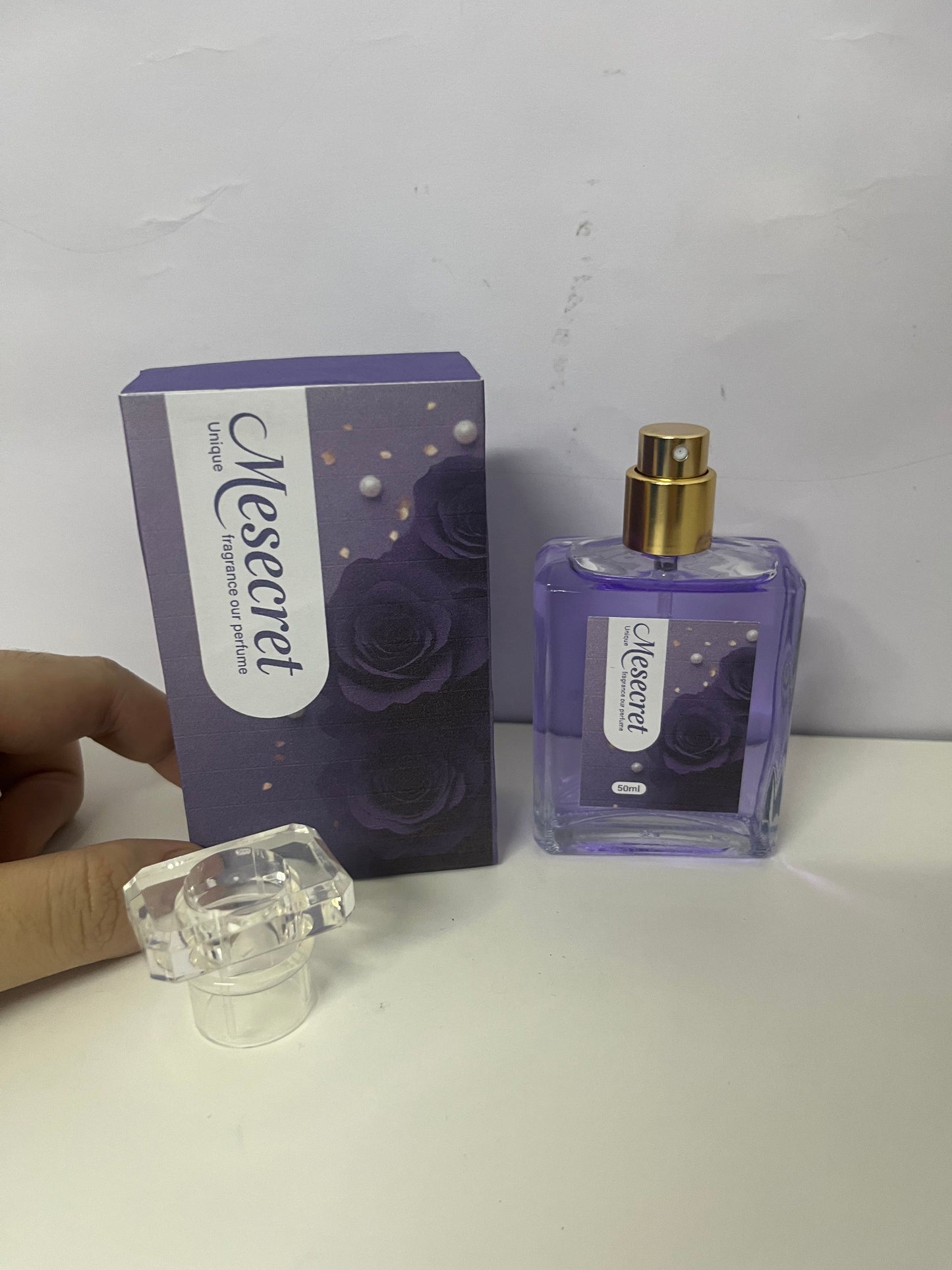 [Mesecret Perfumes]——Mesecret Dark Night Rose Eau de Parfum - Long-Lasting Woody Floral Fragrance