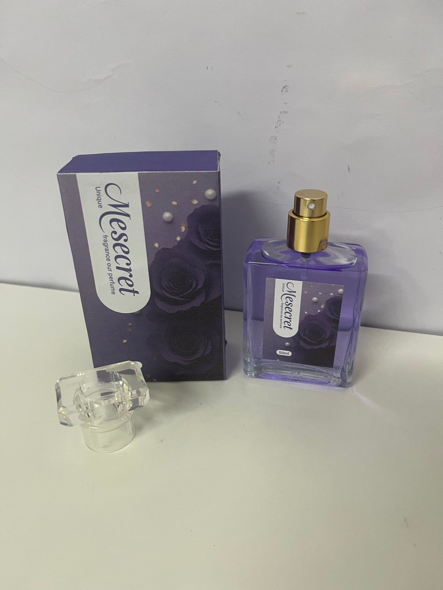 [Mesecret Perfumes]——Mesecret Dark Night Rose Eau de Parfum - Long-Lasting Woody Floral Fragrance