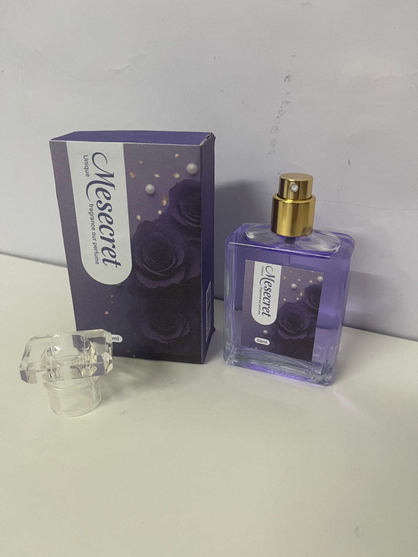 [Mesecret Perfumes]——Mesecret Dark Night Rose Eau de Parfum - Long-Lasting Woody Floral Fragrance