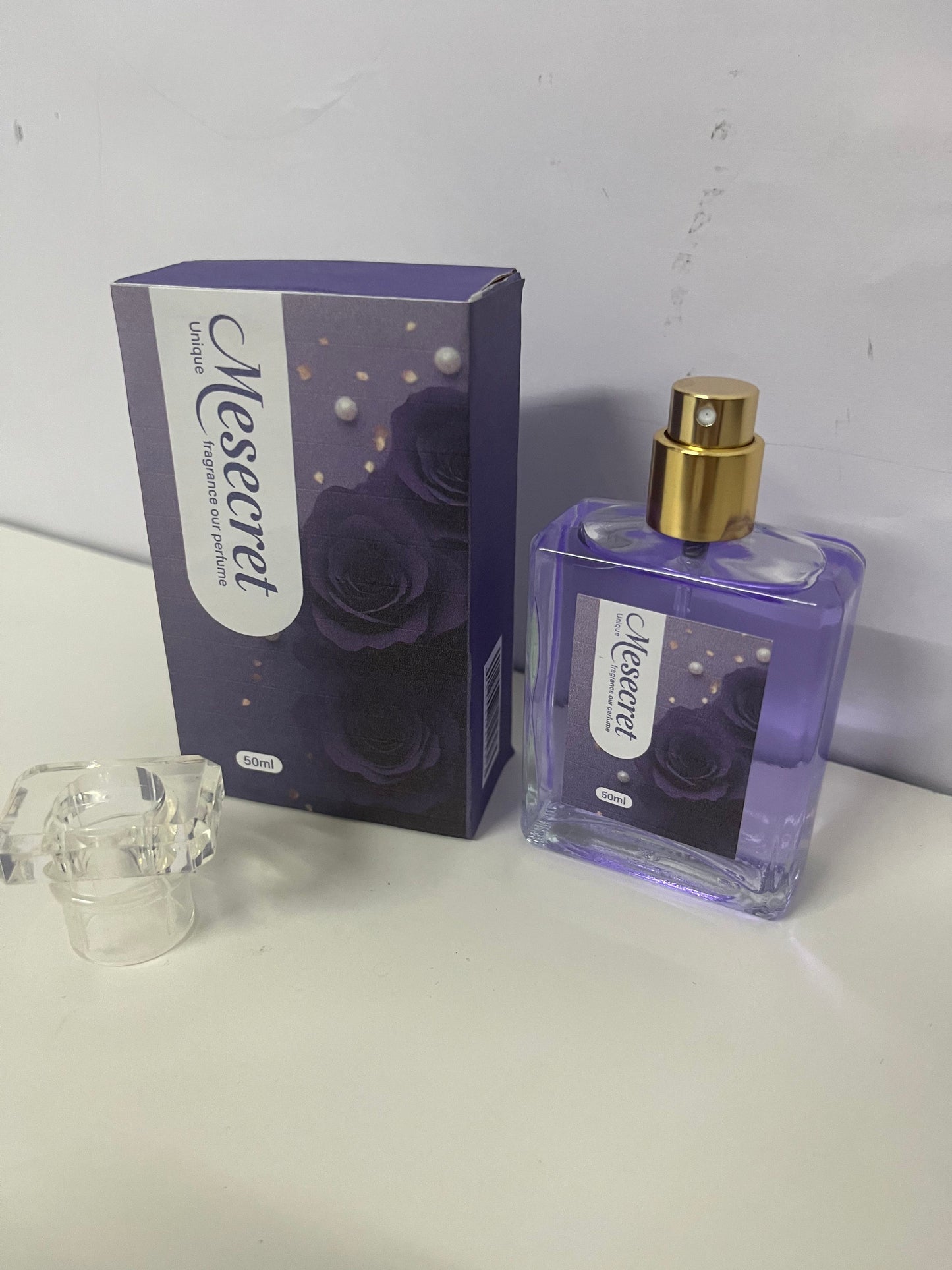 [Mesecret Perfumes]——Mesecret Dark Night Rose Eau de Parfum - Long-Lasting Woody Floral Fragrance