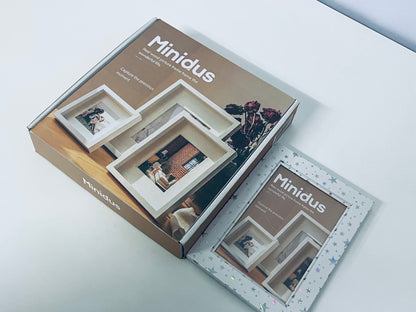 Minidus Solid Wood Picture Frame Capture Beauty Natural Texture A Warm Choice for Home Decoration and Memory Collection