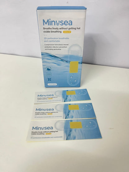 【Minusea Waterproof Breathable Adhesive Bandages】—— Comfortable Protection for Minor Wounds