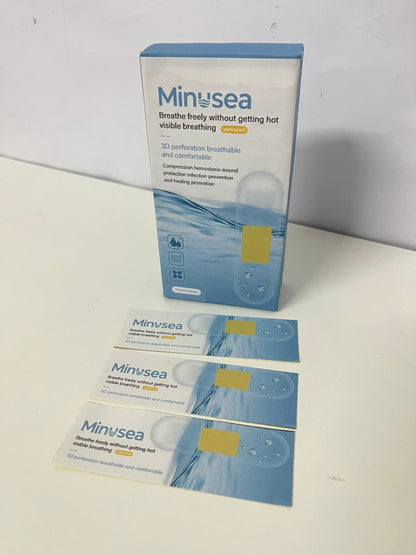 【Minusea Waterproof Breathable Adhesive Bandages】—— Comfortable Protection for Minor Wounds