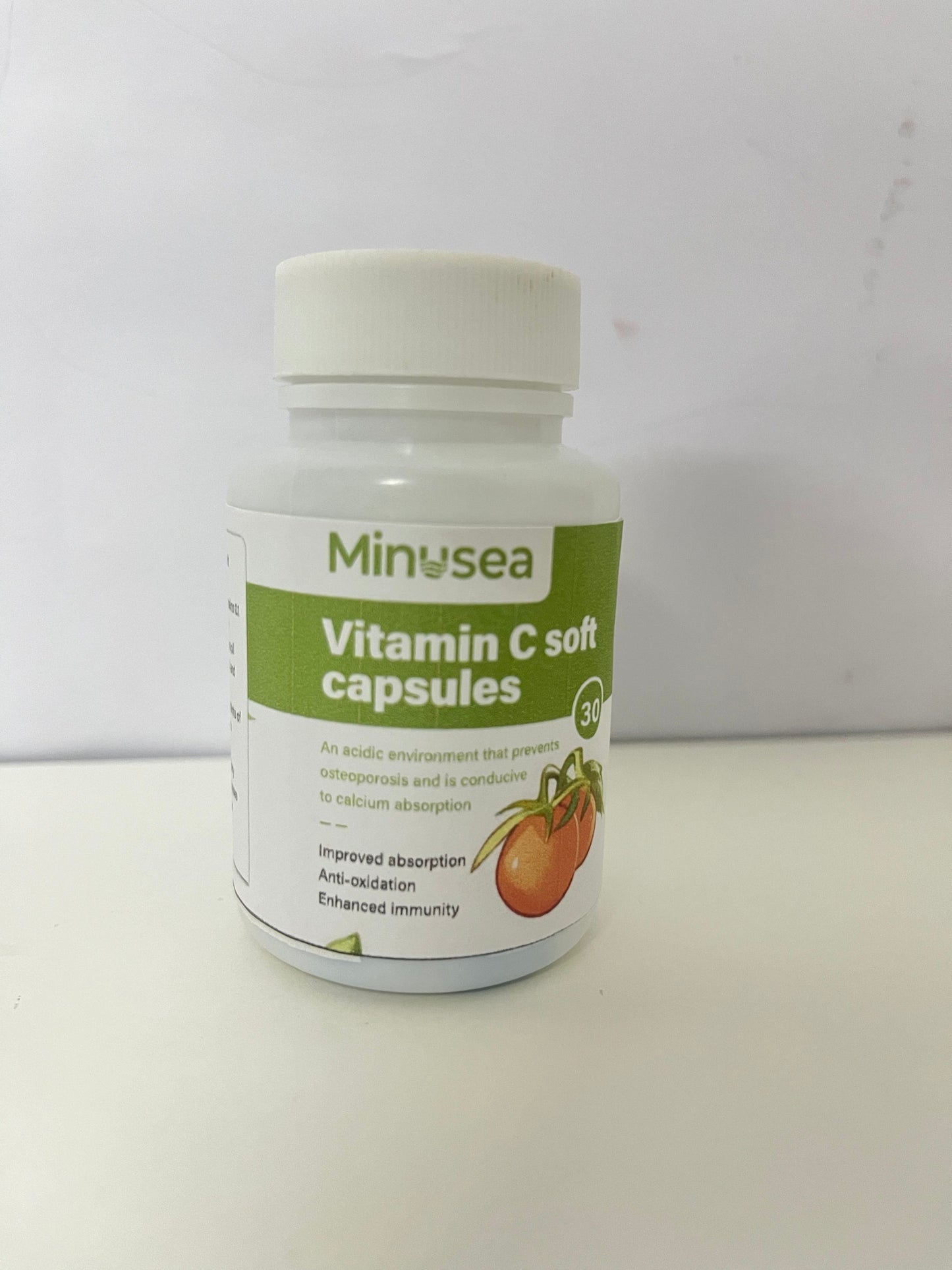 【Minusea Vitamin C Soft Capsules】—— Immunity & Antioxidant Support with Tomato Extract