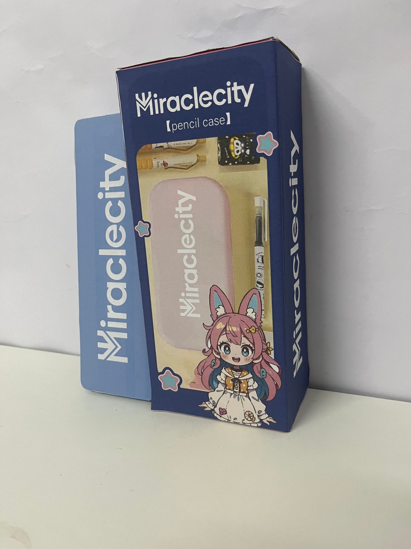 【Miraclecity Pencil cases】——Miraclecity Kawaii Silicone Pencil Case - Large Capacity, Shockproof & Waterproof, Cute Stationery Organizer for Students