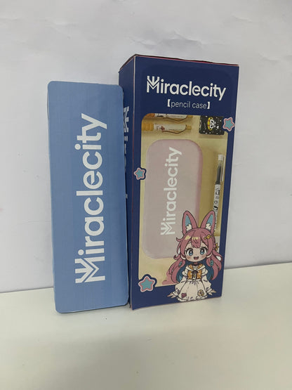 【Miraclecity Pencil cases】——Miraclecity Kawaii Silicone Pencil Case - Large Capacity, Shockproof & Waterproof, Cute Stationery Organizer for Students