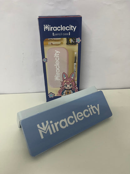 【Miraclecity Pencil cases】——Miraclecity Kawaii Silicone Pencil Case - Large Capacity, Shockproof & Waterproof, Cute Stationery Organizer for Students