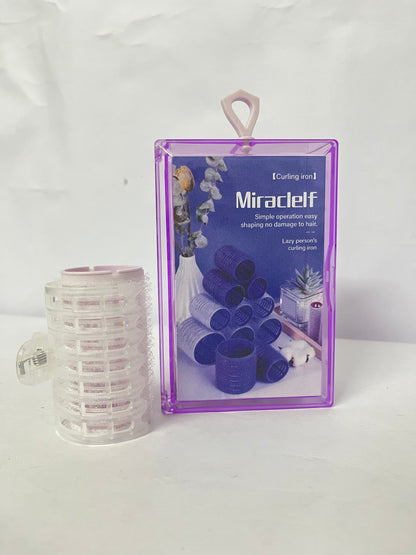 Miraclelf Non-electric hair rollers Convenient Self-Adhesive Hair Curlers - Lazy Person's Exclusive Hair Styling Tool, Easily Create Natural Curls Without Damage