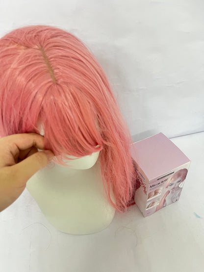 Miraclelf Wigs Pink Soft Curly Wig - Switch Styles with One Click and Unlock Your Dreamy Styling New Experience